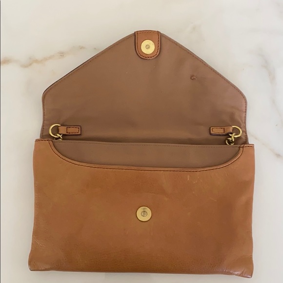 J.Crew leather envelope embellished shoulder bag - Picture 4 of 8